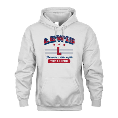 The Man The Myth The Legend With Your Name Shirt LEWIS M1-35