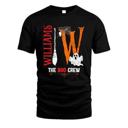 The Boo Crew Halloween With Your Name Shirt WILLIAMS M1-23