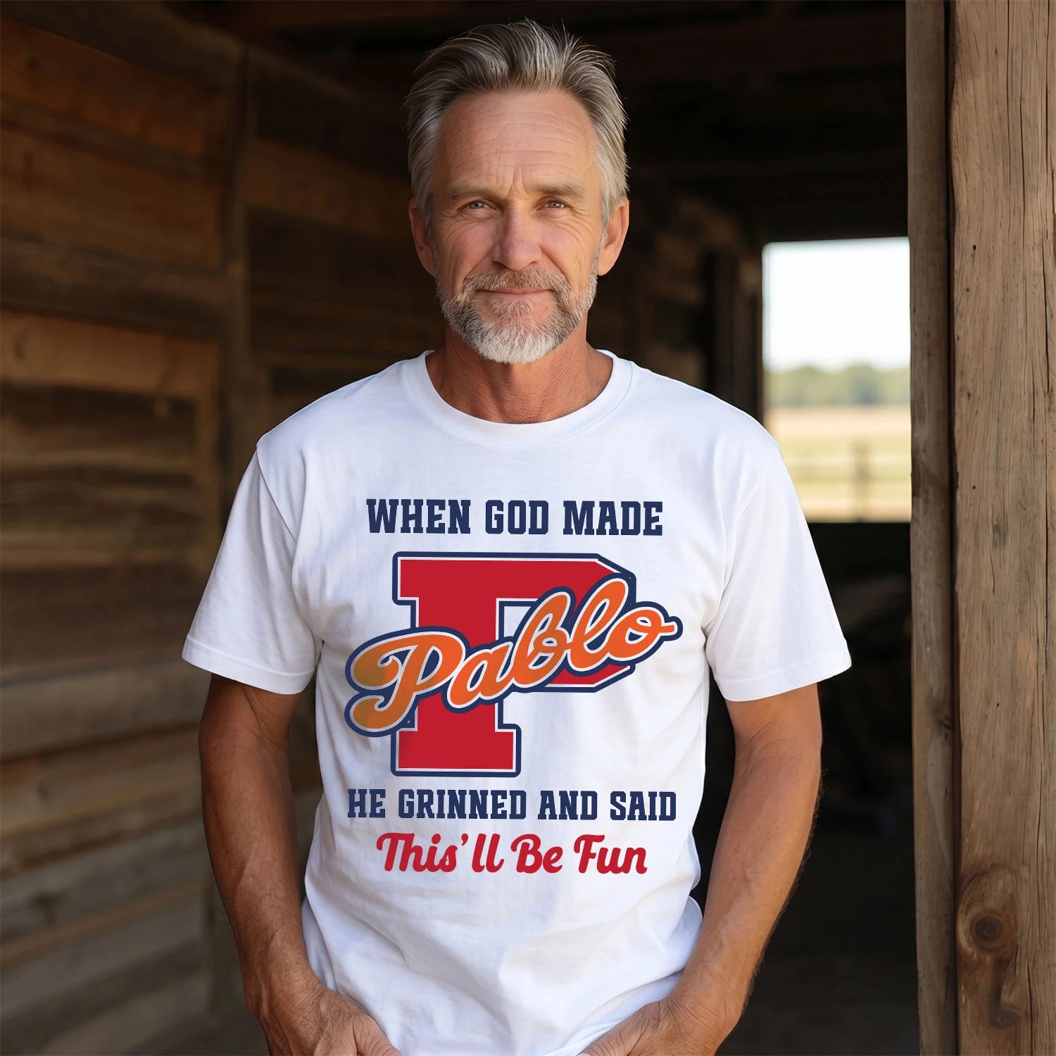 God Made Your Name Custom Shirt PABLO M1-16