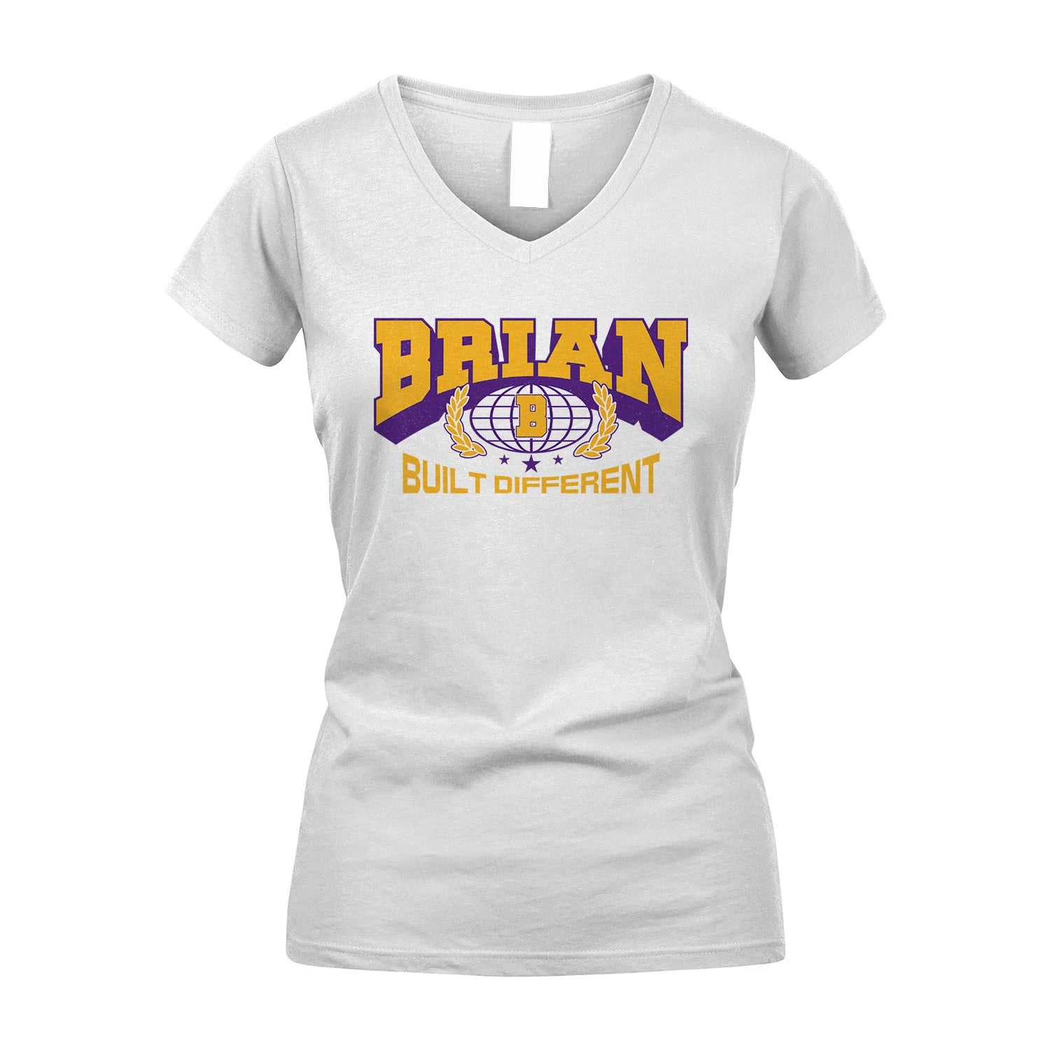 Your Name Built Different Sporty Shirt BRIAN M1-32
