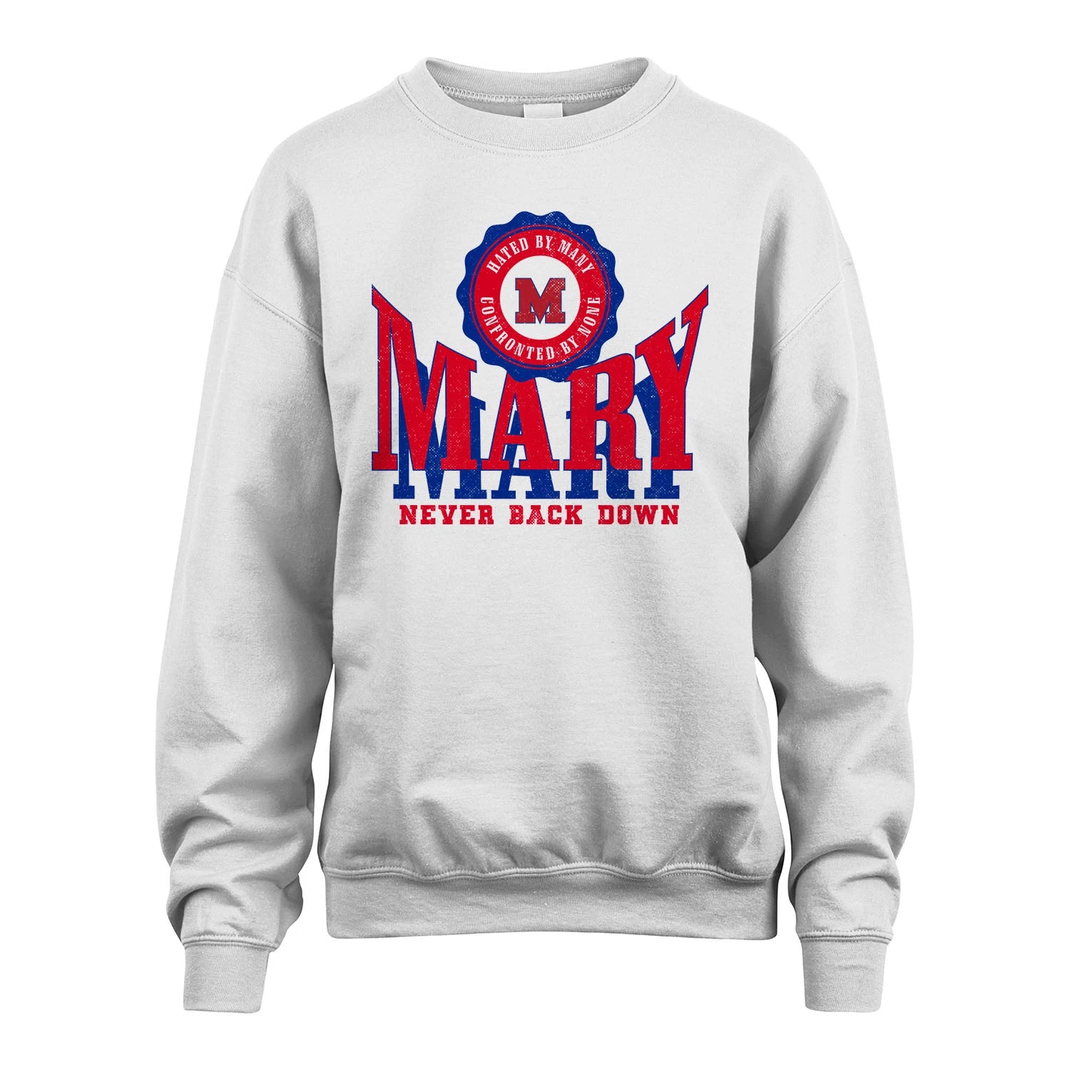 Your Name Never Back Down Shirt MARY M1-33