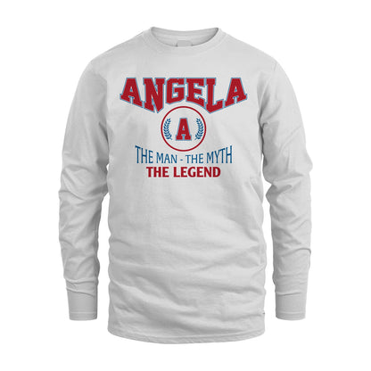 The Man The Myth The Legend Jet Style Shirt ANGELA M1-9