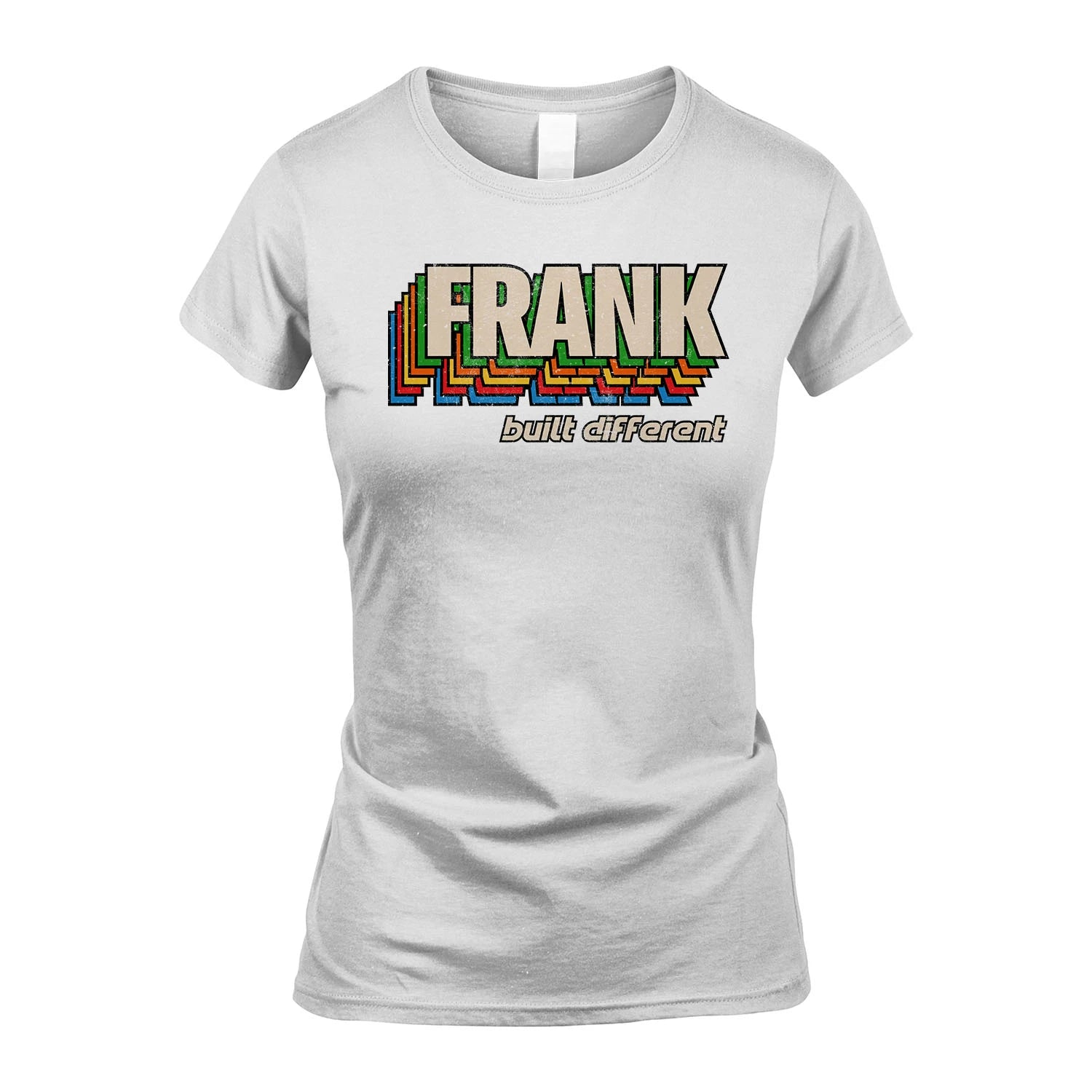Your Name Built Different Retro Shirt FRANK M1-26