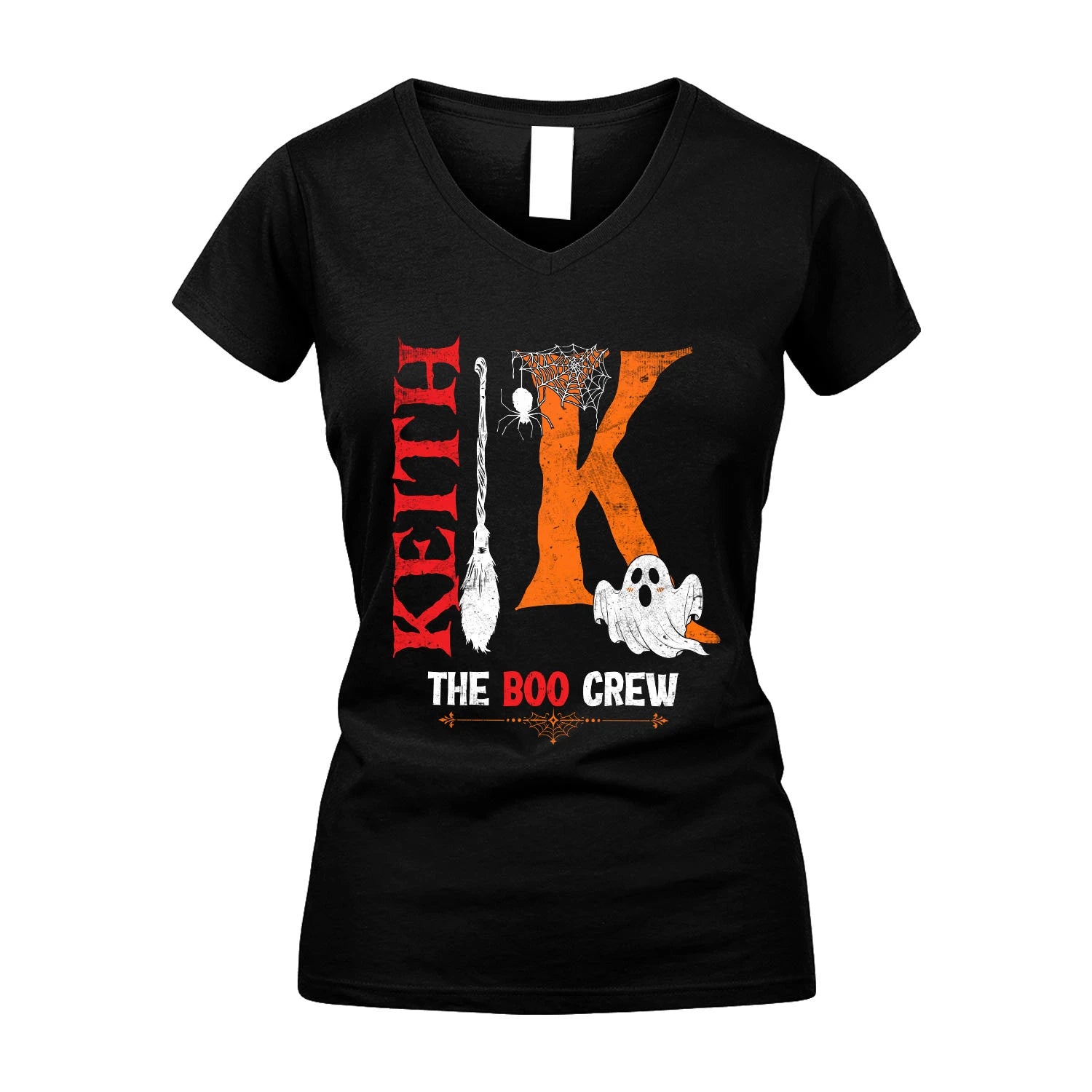 The Boo Crew Halloween With Your Name Shirt KEITH M1-23