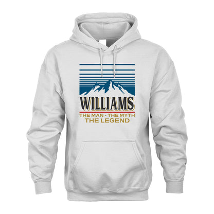 The Man The Myth The Legend Vintage Mountain Shirt WILLIAMS M1-19