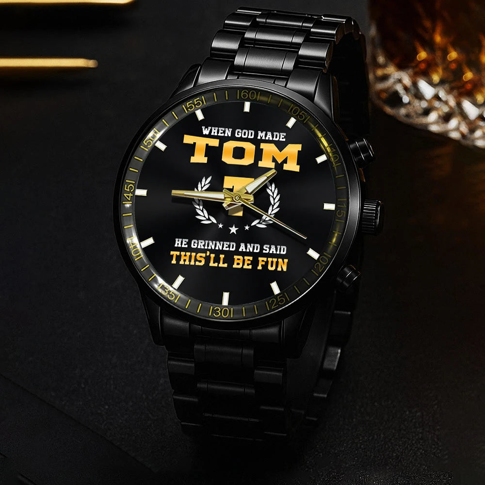 When God Made He Grinned And Said This'll Be Fun Watch TOM M1-W7