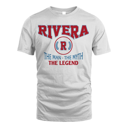 The Man The Myth The Legend Jet Style Shirt RIVERA M1-9
