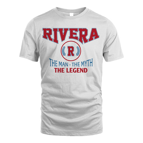 The Man The Myth The Legend Jet Style Shirt RIVERA M1-9