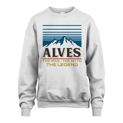 The Man The Myth The Legend Vintage Mountain Shirt ALVES M1-19