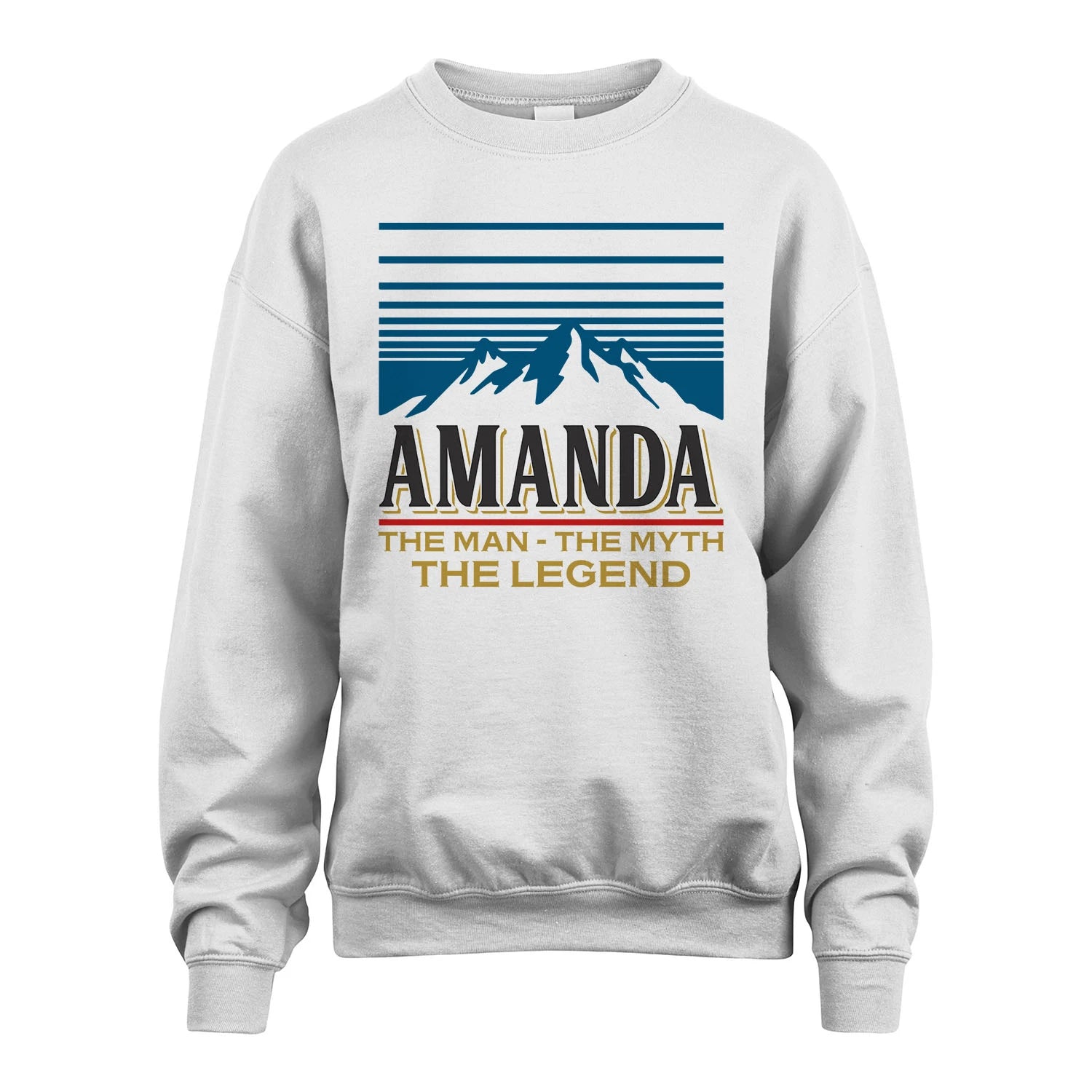 The Man The Myth The Legend Vintage Mountain Shirt AMANDA M1-19