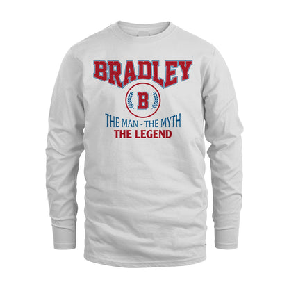 The Man The Myth The Legend Jet Style Shirt BRADLEY M1-9