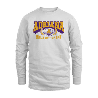 Your Name Built Different Sporty Shirt ADRIANA M1-32