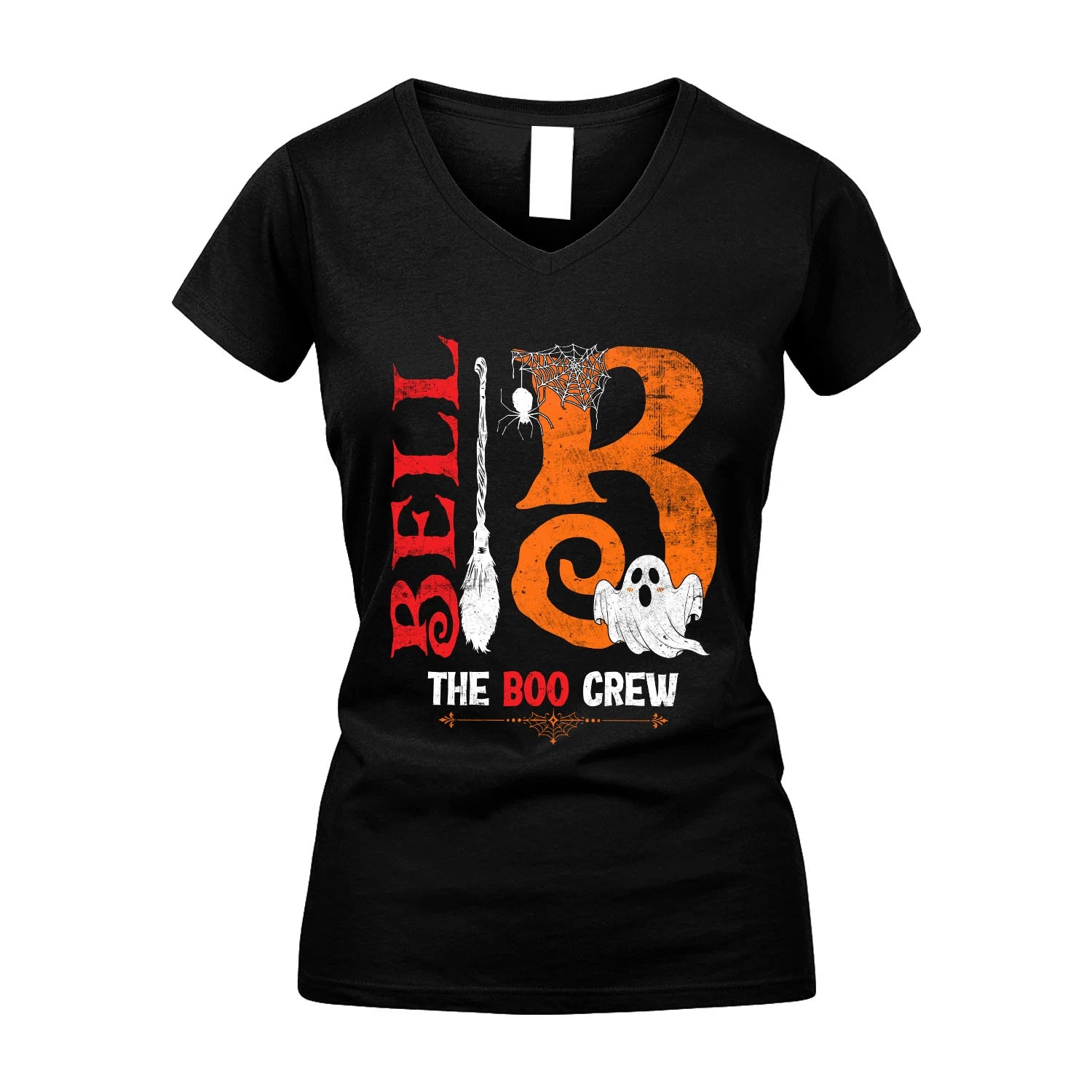 The Boo Crew Halloween With Your Name Shirt BELL M1-23