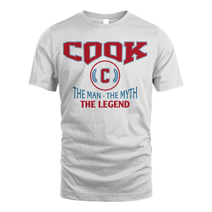 The Man The Myth The Legend Jet Style Shirt COOK M1-9
