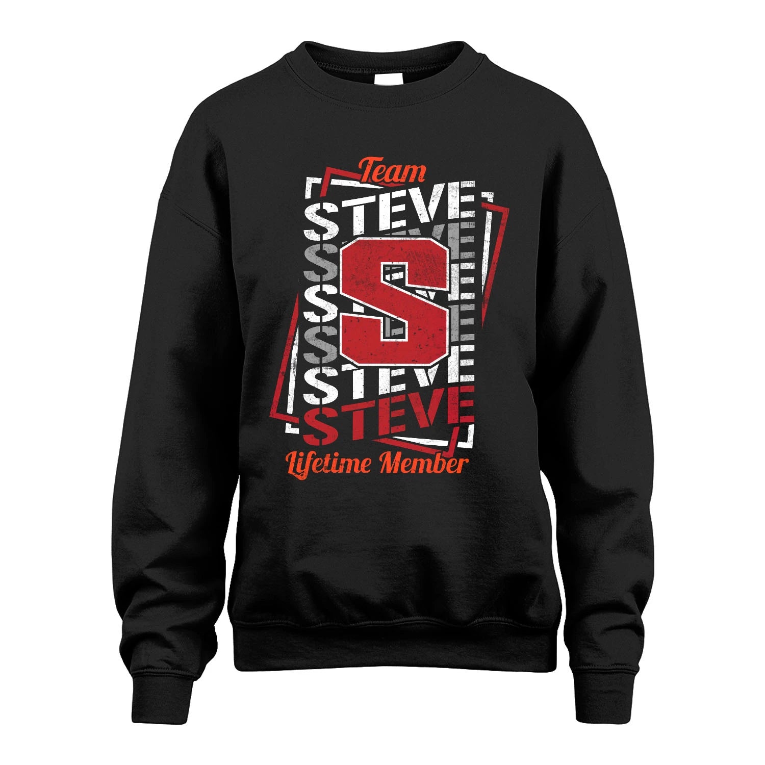 Team Your Name Lifetime Member Sporty Shirt STEVE M1-25