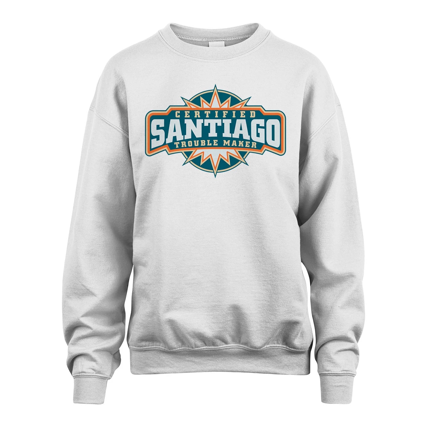 Certified Your Name Trouble Maker Shirt SANTIAGO M1-36