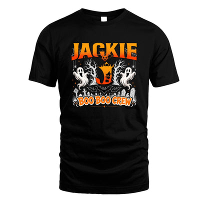 Boo Boo Crew Halloween Custom Name Shirt JACKIE M1-28