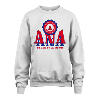Your Name Never Back Down Shirt ANA M1-33