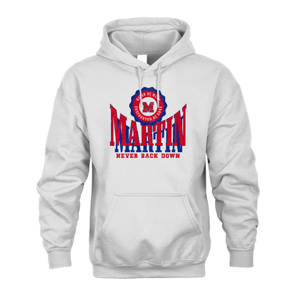 Your Name Never Back Down Shirt MARTIN M1-33