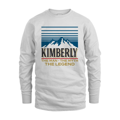 The Man The Myth The Legend Vintage Mountain Shirt KIMBERLY M1-19