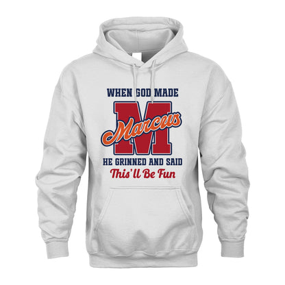 God Made Your Name Custom Shirt MARCUS M1-16