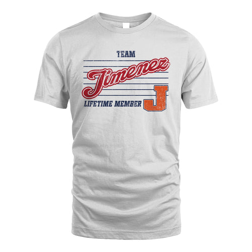 Team Your Name Lifetime Member Vintage Shirt JIMENEZ M1-24
