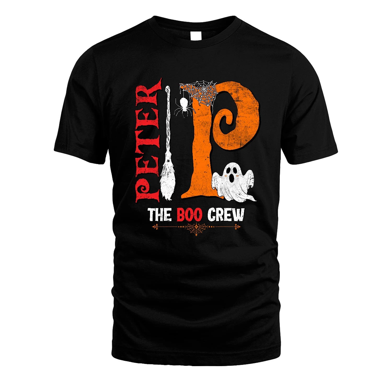 The Boo Crew Halloween With Your Name Shirt PETER M1-23