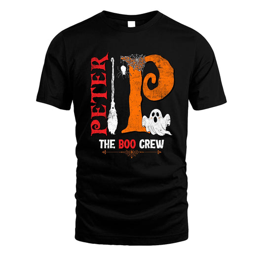 The Boo Crew Halloween With Your Name Shirt PETER M1-23