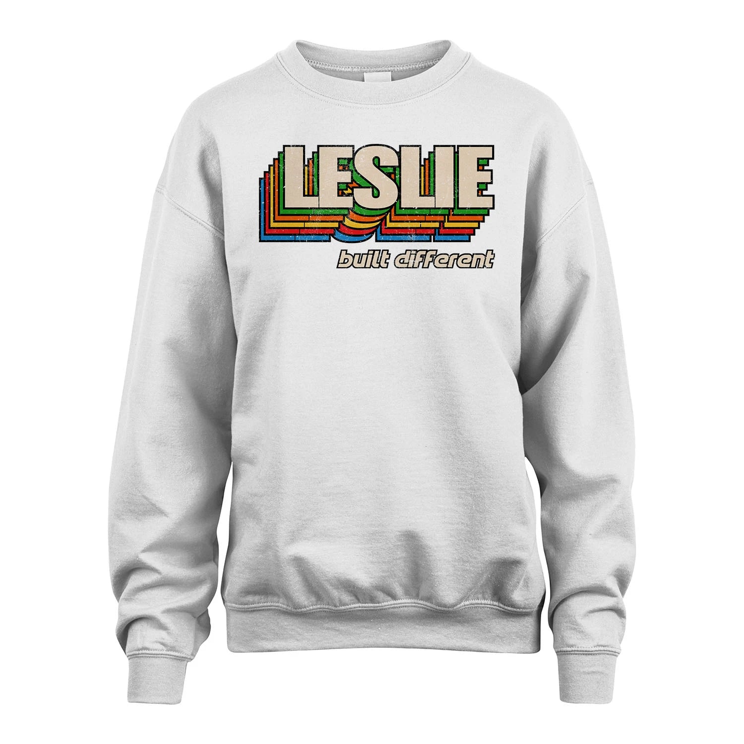 Your Name Built Different Retro Shirt LESLIE M1-26