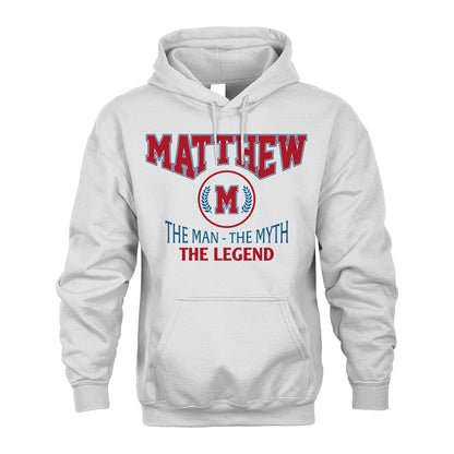 The Man The Myth The Legend Jet Style Shirt MATTHEW M1-9