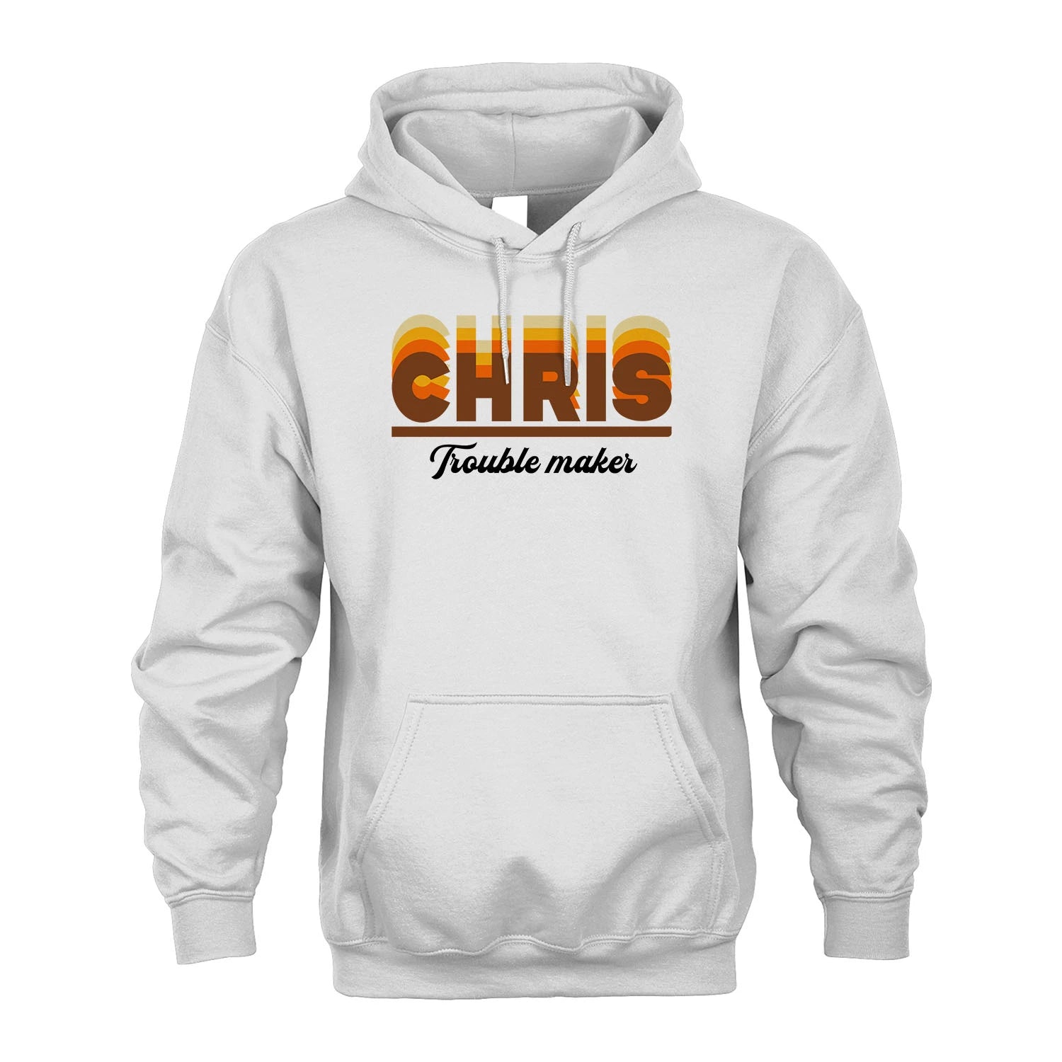 Your Name Trouble Maker Funny Shirt CHRIS M1-34