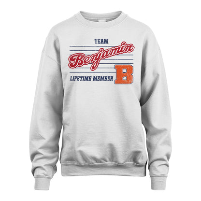 Team Your Name Lifetime Member Vintage Shirt BENJAMIN M1-24