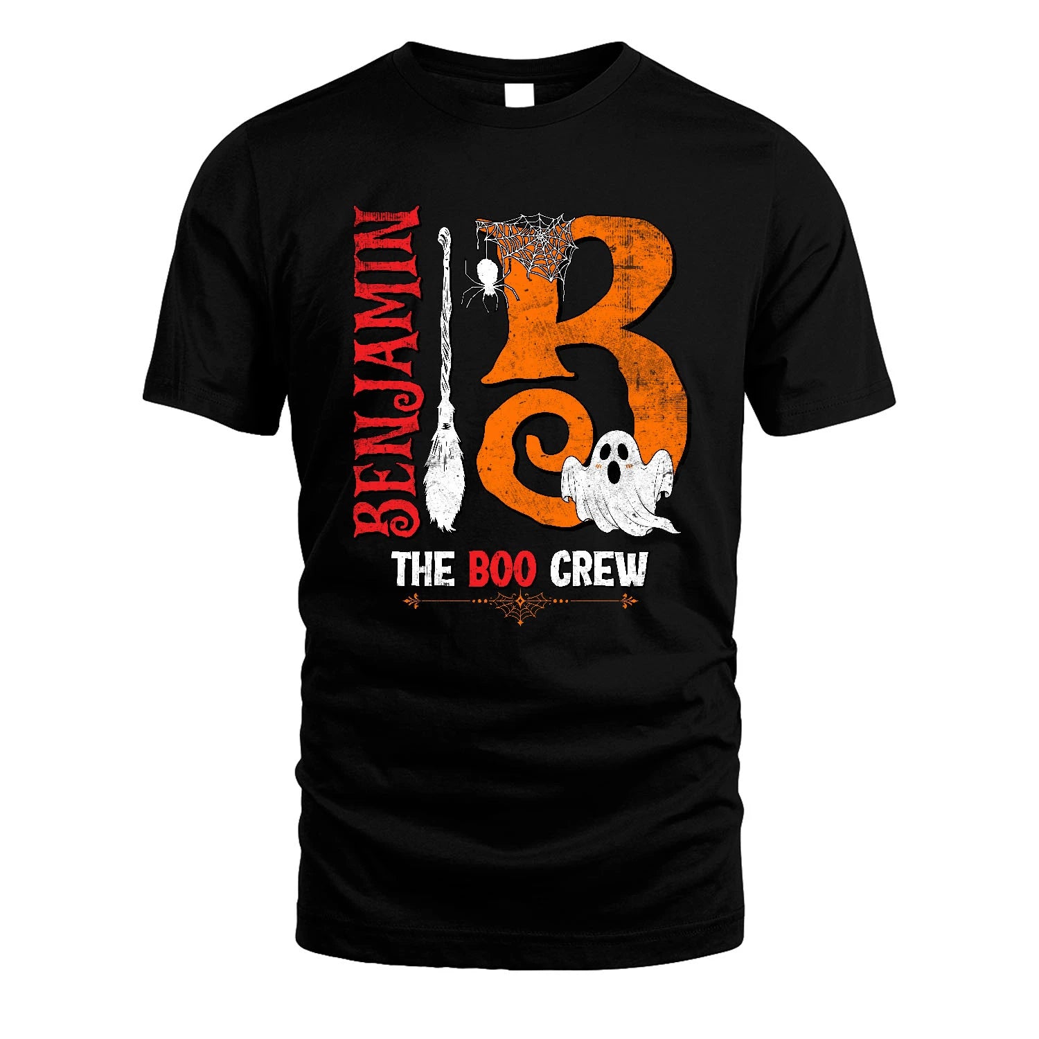 The Boo Crew Halloween With Your Name Shirt BENJAMIN M1-23