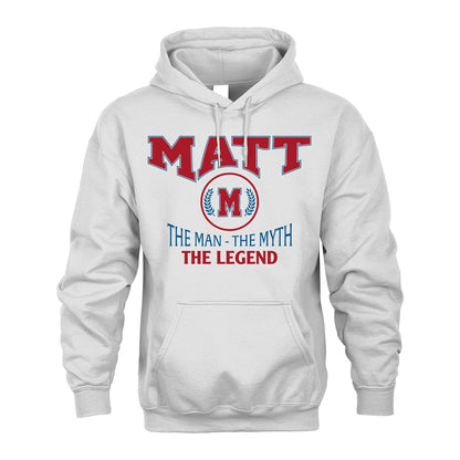 The Man The Myth The Legend Jet Style Shirt MATT M1-9