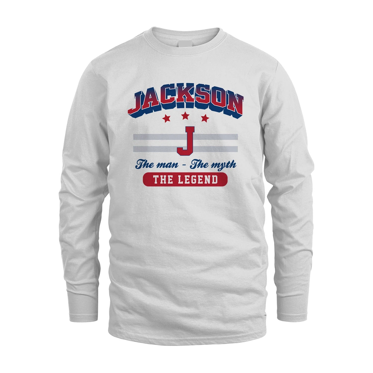 The Man The Myth The Legend With Your Name Shirt JACKSON M1-35