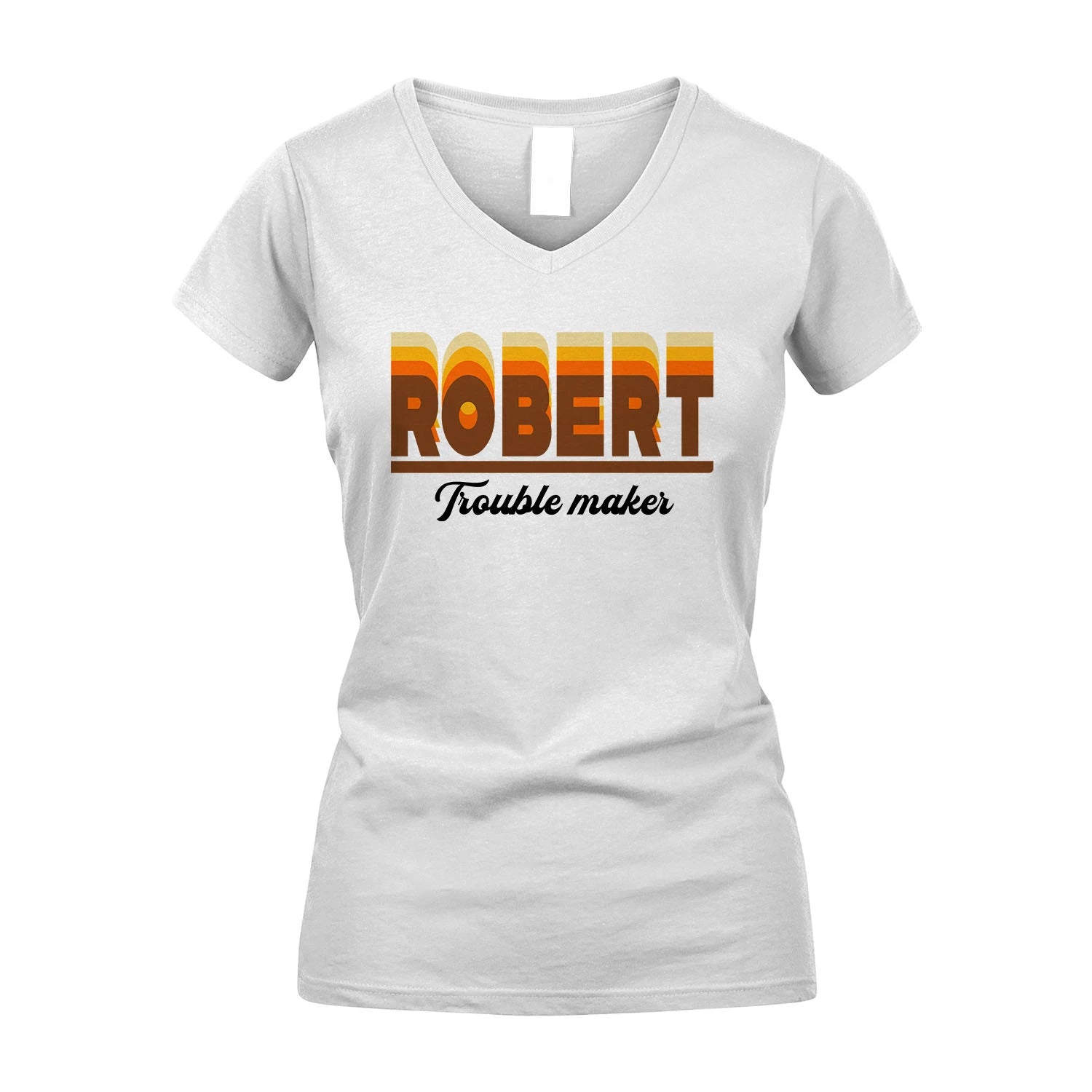 Your Name Trouble Maker Funny Shirt ROBERT M1-34