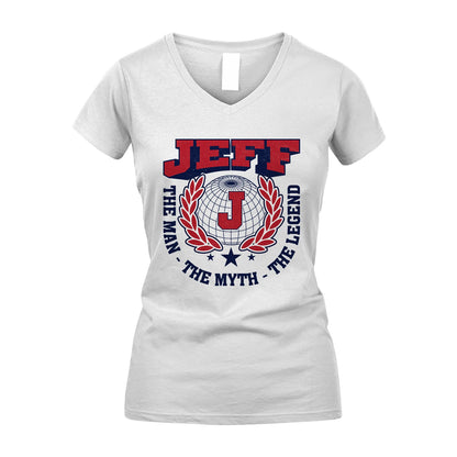The Man The Myth The Legend Logo Shirt JEFF M1-30