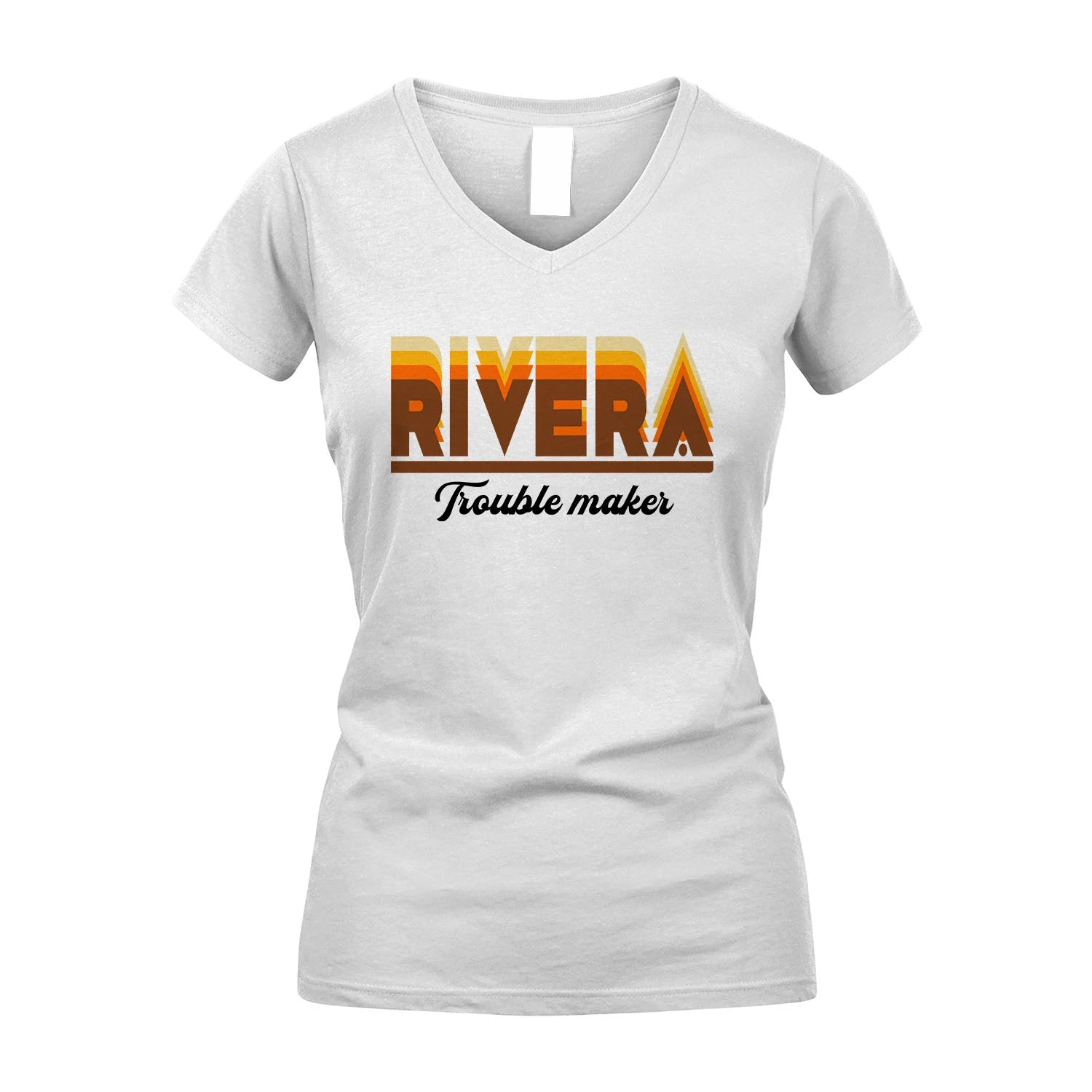 Your Name Trouble Maker Funny Shirt RIVERA M1-34