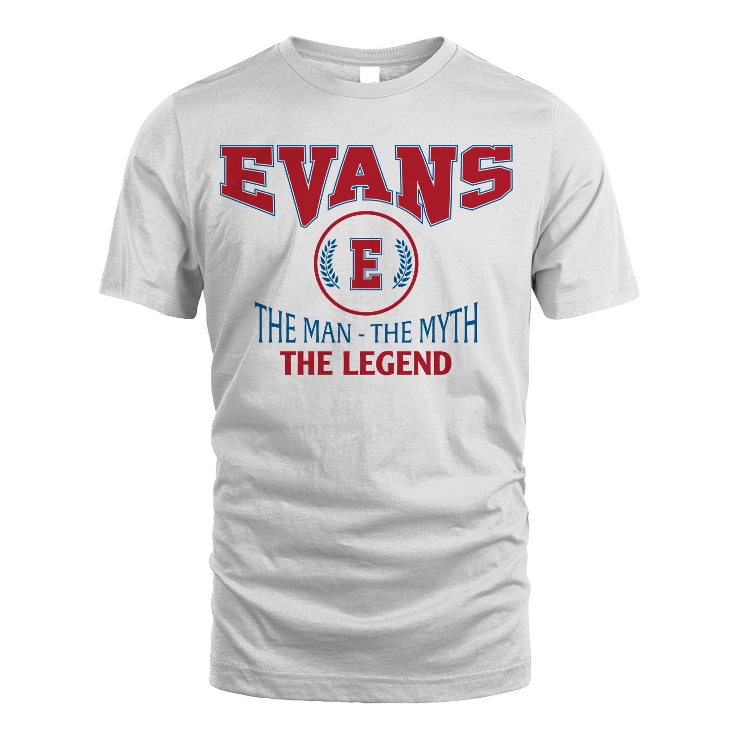 The Man The Myth The Legend Jet Style Shirt EVANS M1-9