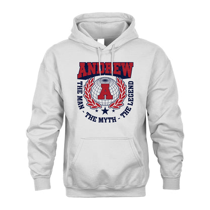 The Man The Myth The Legend Logo Shirt ANDREW M1-30