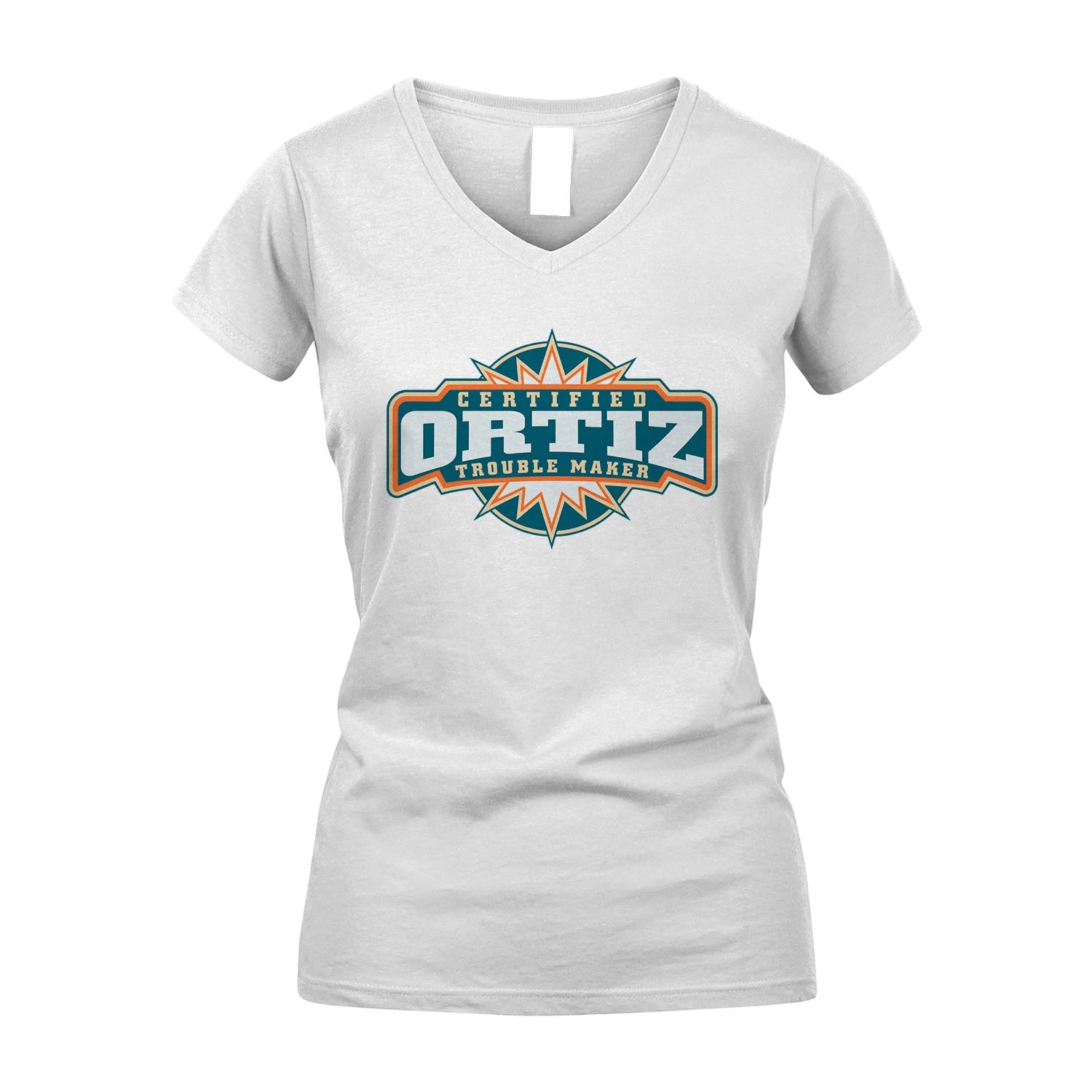 Certified Your Name Trouble Maker Shirt ORTIZ M1-36