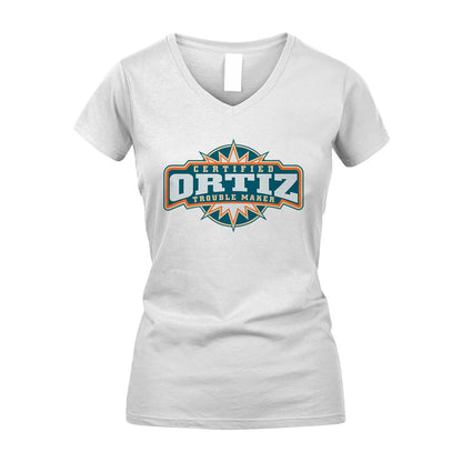 Certified Your Name Trouble Maker Shirt ORTIZ M1-36
