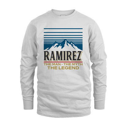 The Man The Myth The Legend Vintage Mountain Shirt RAMIREZ M1-19