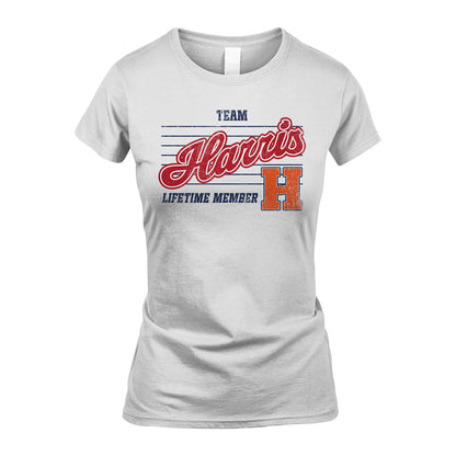 Team Your Name Lifetime Member Vintage Shirt HARRIS M1-24