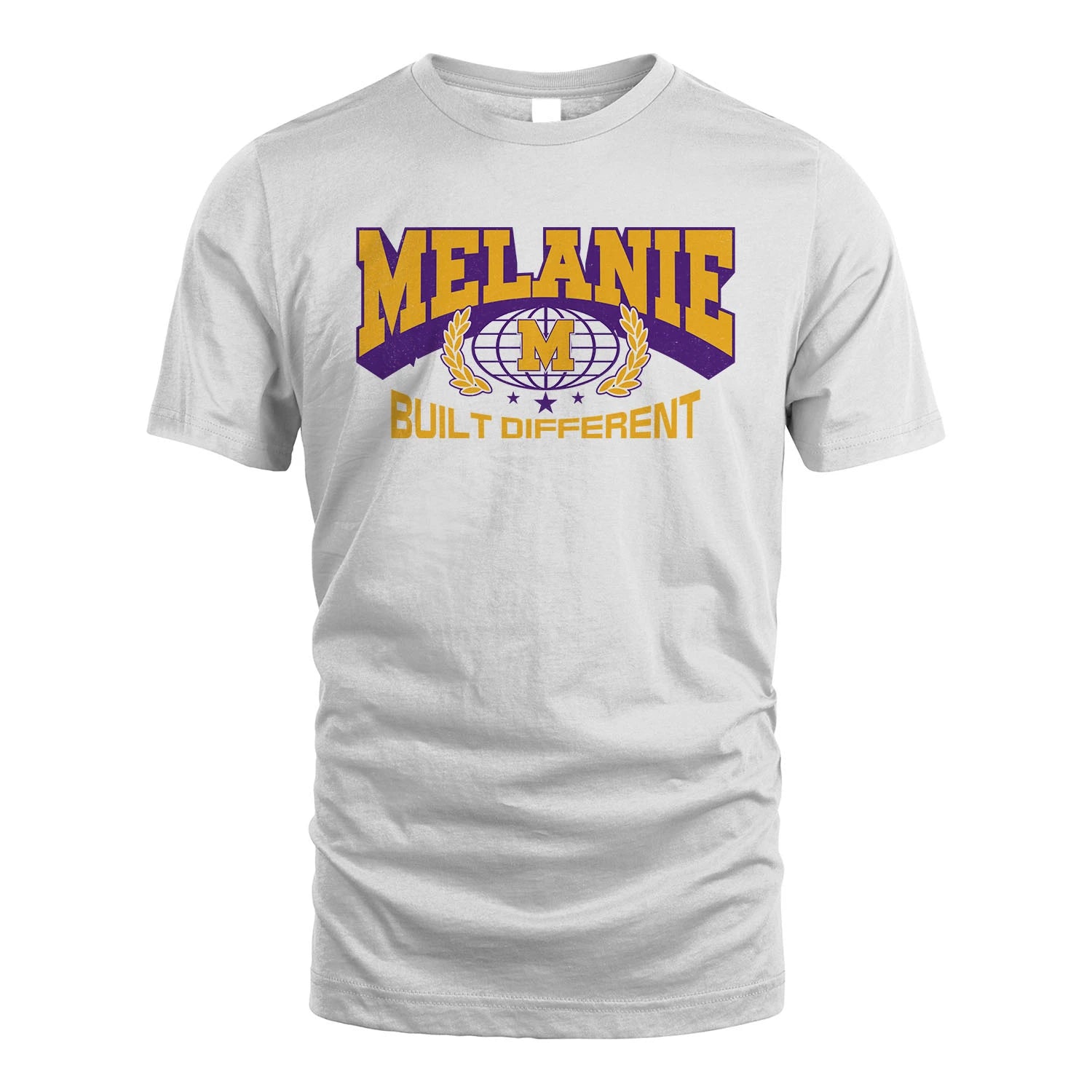 Your Name Built Different Sporty Shirt MELANIE M1-32