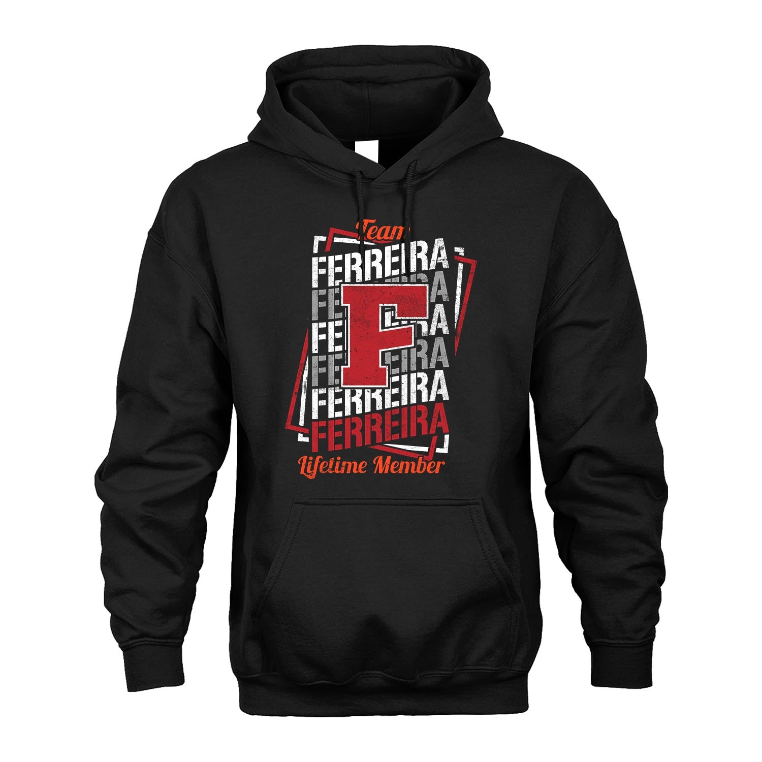 Team Your Name Lifetime Member Sporty Shirt FERREIRA M1-25