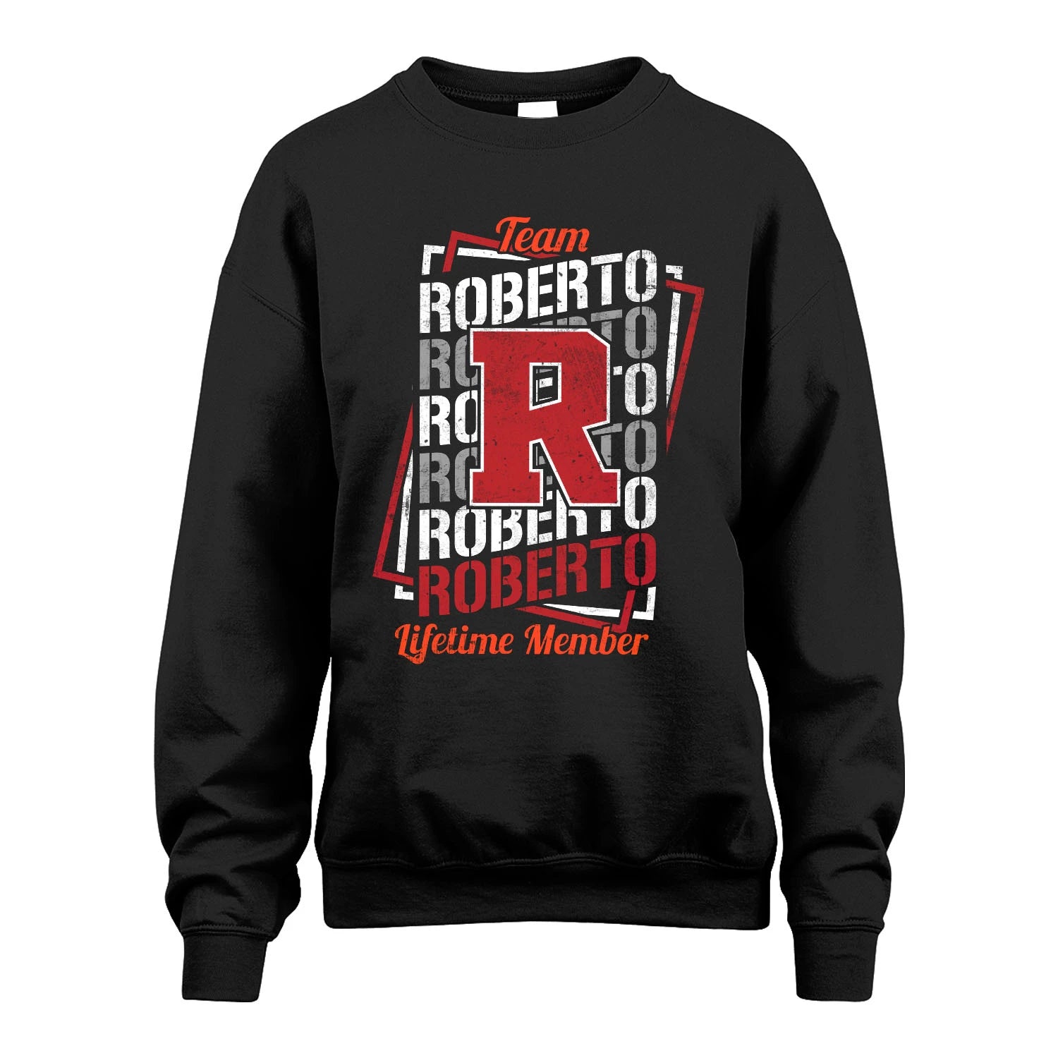 Team Your Name Lifetime Member Sporty Shirt ROBERTO M1-25