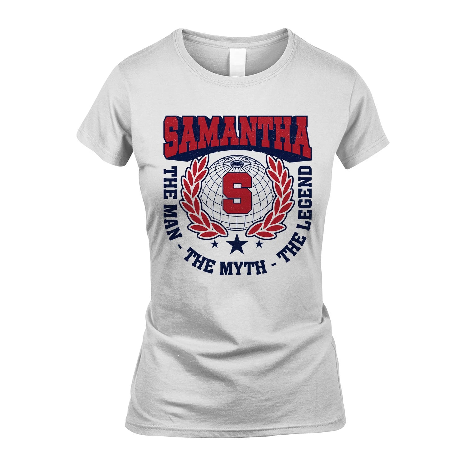 The Man The Myth The Legend Logo Shirt SAMANTHA M1-30