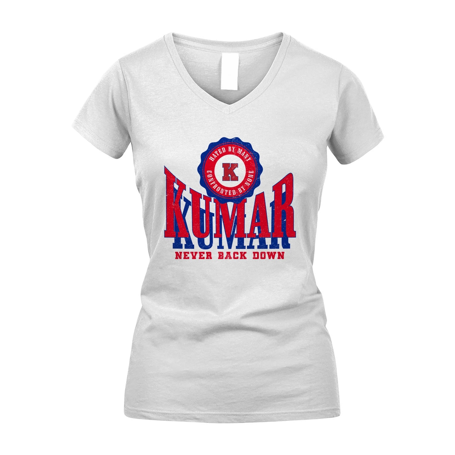 Your Name Never Back Down Shirt KUMAR M1-33