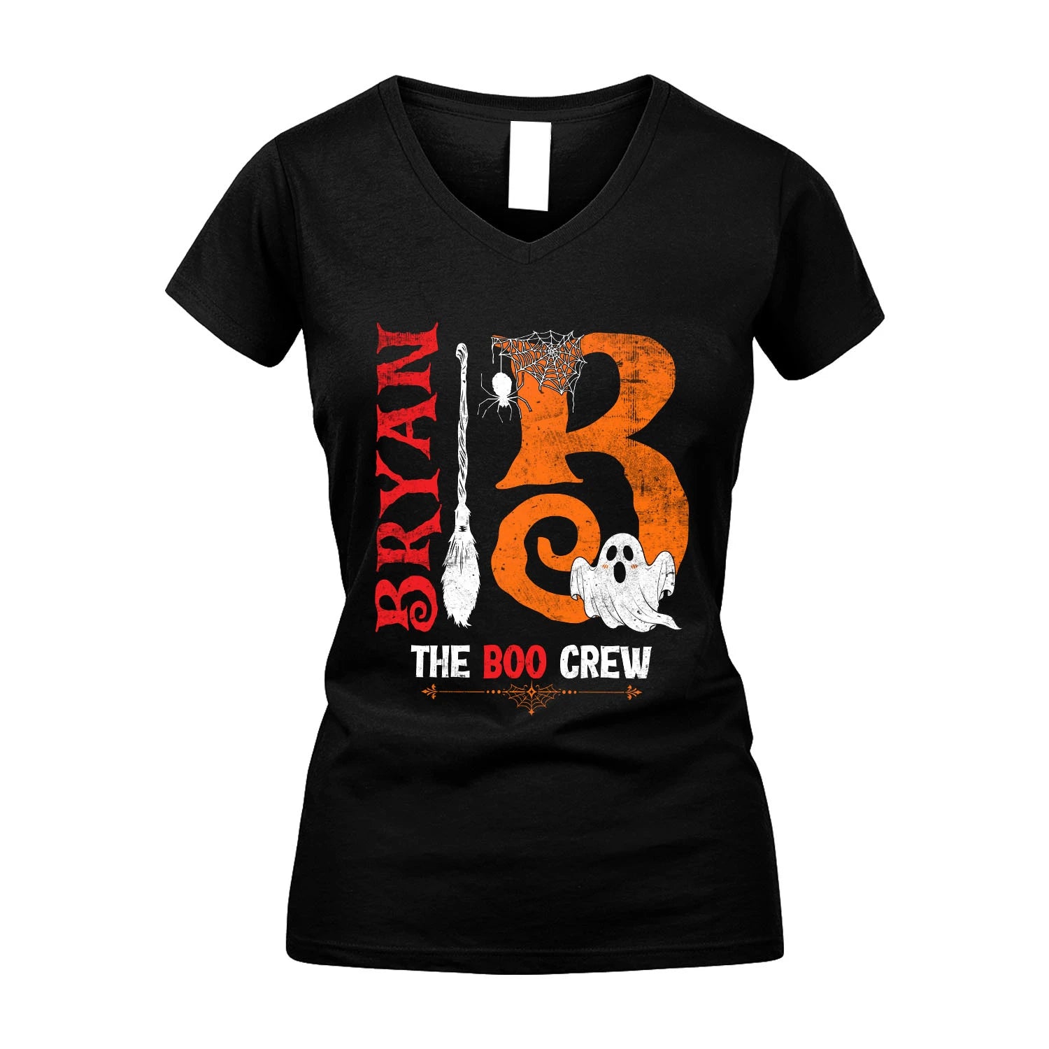 The Boo Crew Halloween With Your Name Shirt BRYAN M1-23